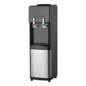 VEVOR Top Loading Water Cooler Dispenser for 3 or 5 Gallons Jugs Stainless Steel